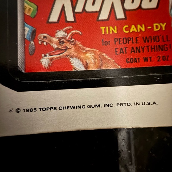 Topps Kid Kud Trading Card - Red and Black - Picture 2 of 3